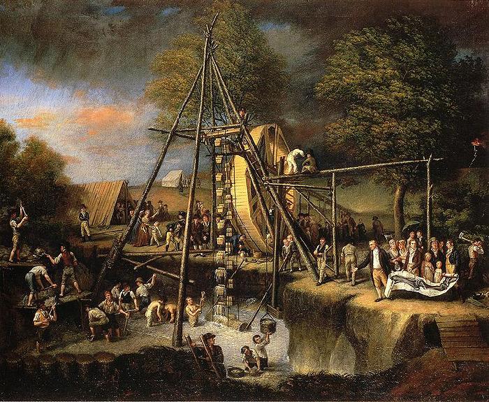 Charles Willson Peale Exhuming the First American Mastodon. Germany oil painting art